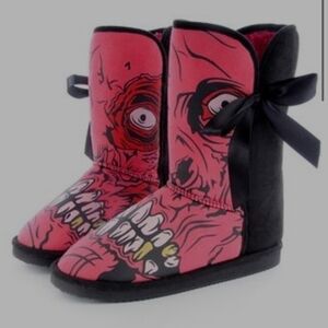 BIG ISO Iron Fist Pink Or Green and Black Fugly Zombie Boots